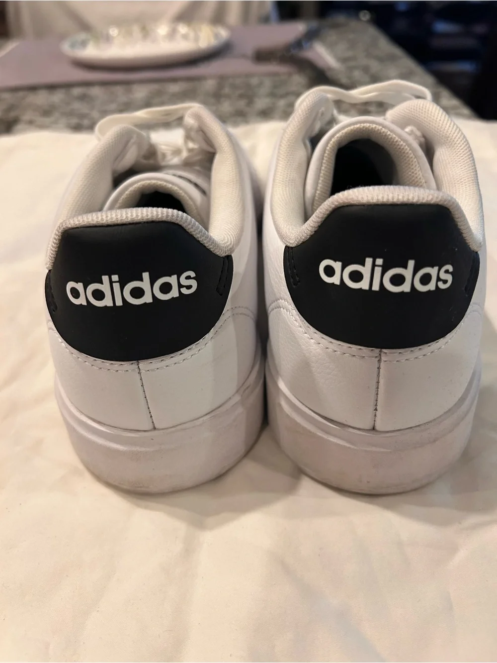 adidas clean white